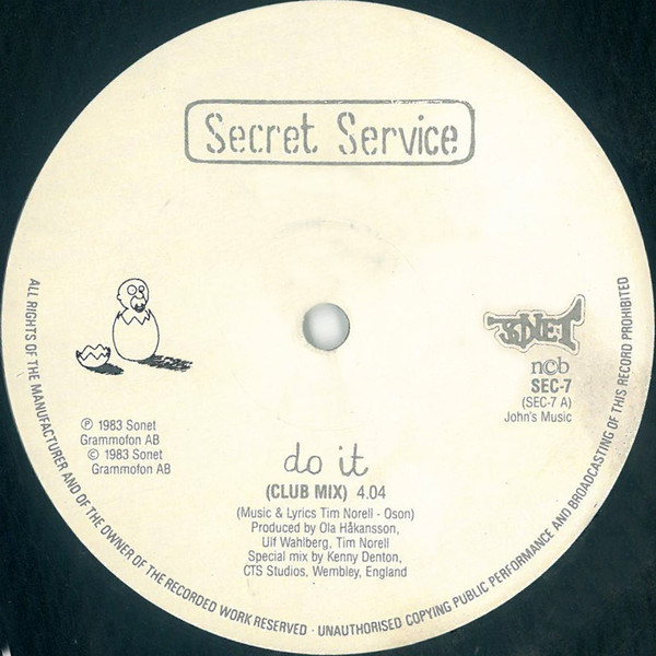 Secret Service - Do It | Sonet (SEC-7) - main