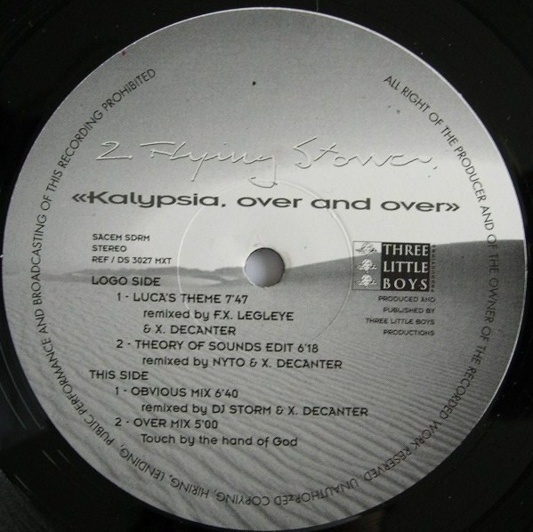 2 Flying Stones - Kalypsia, Over And Over | Disco Smash (DS 3027 MXT) - 4 2 Flying Stones - Kalypsia, Over And Over | Disco Smash (DS 3027 MXT) - 4