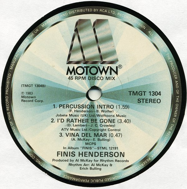 Finis Henderson - Skip To My Lou | Motown (TMGT 1304)
