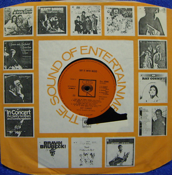 Ray Conniff - Say It With Music (A Touch Of Latin) | CBS (BPG 62046) - 3