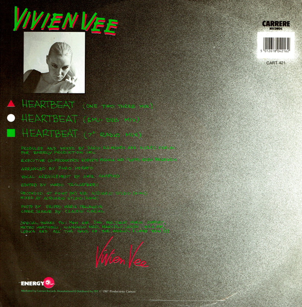 Vivien Vee - Heartbeat | Carrere (CART 421) - 2