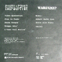 Warfare / Rasta & Peace Corporation - Ai Confini Della Realtà | Nuclear Sun Punk Records (NSP 04+301) - 2