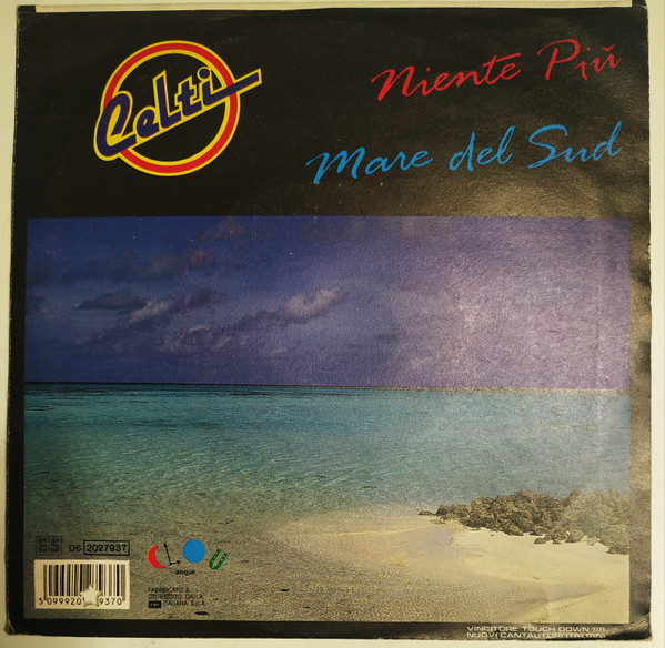 Agostino Celti - Niente Più / Mare Del Sud | EMI (06 2027937) - 4