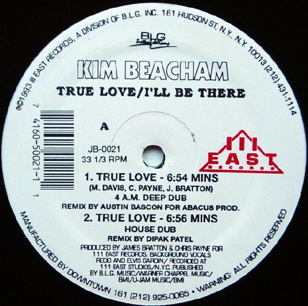 Kim Beacham - True Love / I'll Be There | 111 East Records (JB-0021) - main Kim Beacham - True Love / I'll Be There | 111 East Records (JB-0021) - main