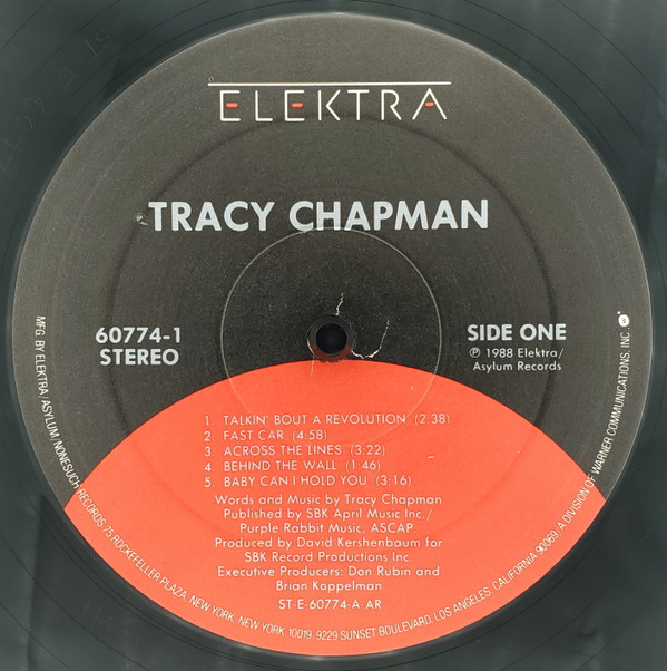 Tracy Chapman - Tracy Chapman | Elektra (9 60774-1) - 2 Tracy Chapman - Tracy Chapman | Elektra (9 60774-1) - 2