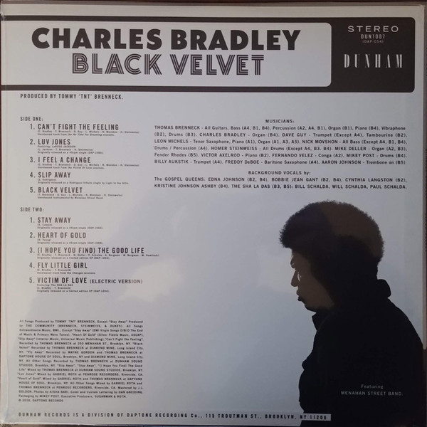 Charles Bradley - Black Velvet | Dunham (DUN1007) - 2