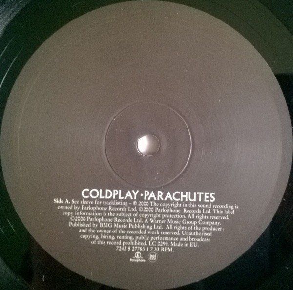 Coldplay - Parachutes | Parlophone (7243 5 27783 1 7) - 3 Coldplay - Parachutes | Parlophone (7243 5 27783 1 7) - 3
