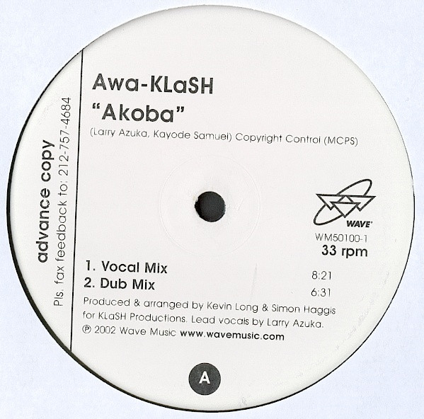 Awa-Klash - Akoba | Wave Music (WM50100-1) - main Awa-Klash - Akoba | Wave Music (WM50100-1) - main