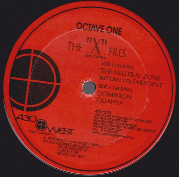 Octave One - The "X" Files | 430 West (4W-220) - main Octave One - The "X" Files | 430 West (4W-220) - main