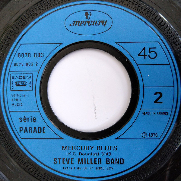 Steve Miller Band - Rock'n'Me | Mercury (6078 803) - 4