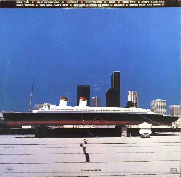 Bob Welch - Man Overboard | Capitol Records (SOO-12107) - 2