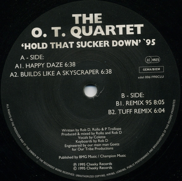 The O.T. Quartet - Hold That Sucker Down '95 | Club Tools (edel 0061990CLU) - main The O.T. Quartet - Hold That Sucker Down '95 | Club Tools (edel 0061990CLU) - main