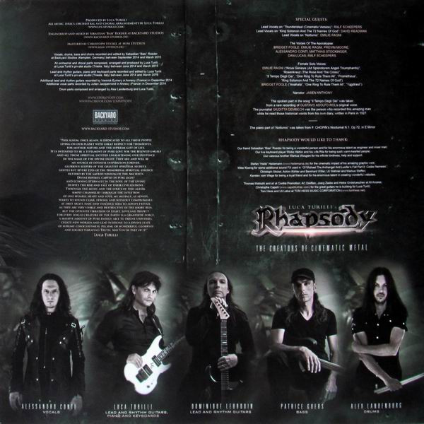 Luca Turilli's Rhapsody - Prometheus (Symphonia Ignis Divinus) | Nuclear Blast (NB 3232-1) - 2 Luca Turilli's Rhapsody - Prometheus (Symphonia Ignis Divinus) | Nuclear Blast (NB 3232-1) - 2