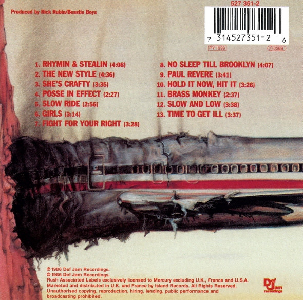 Beastie Boys - Licensed To Ill | Def Jam Recordings (527 351-2) - 3 Beastie Boys - Licensed To Ill | Def Jam Recordings (527 351-2) - 3