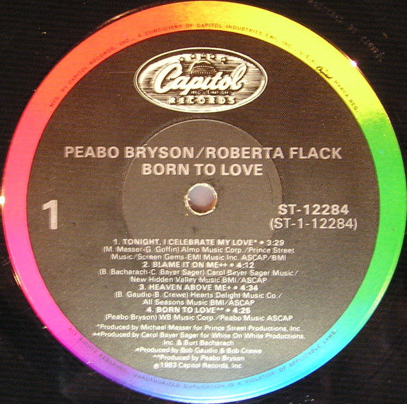 Peabo Bryson & Roberta Flack - Born To Love | Capitol Records (ST-12284) - 3 Peabo Bryson & Roberta Flack - Born To Love | Capitol Records (ST-12284) - 3