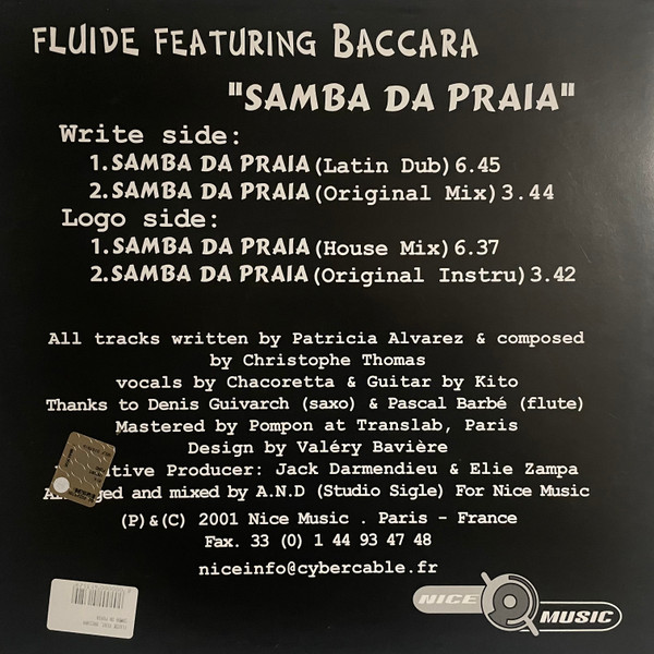 Fluide Feat. Baccara - Samba Da Praia | Nice Music (NVN 62000)