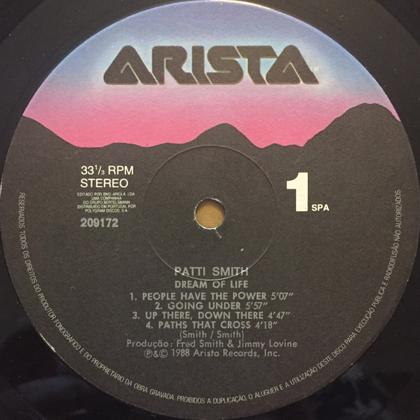 Patti Smith - Dream Of Life | Arista (AL-8453) - 3