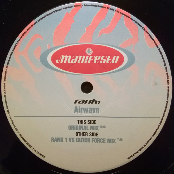 Rank 1 - Airwave | Manifesto (FESX 69) - 4