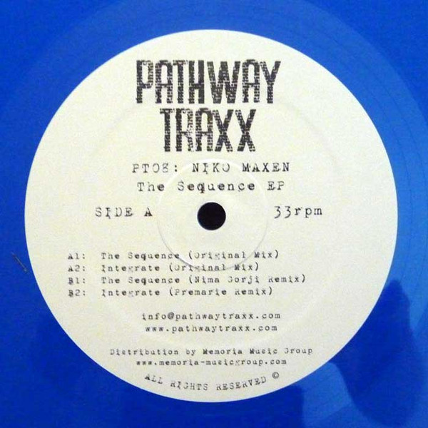 Niko Maxen - The Sequence EP | Pathway Traxx (PT08)