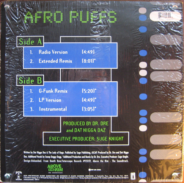 The Lady Of Rage - Afro Puffs | Death Row Records (95841-0) - 2