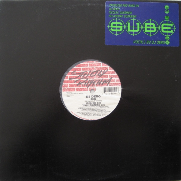 DJ Dero - Sube | Strictly Rhythm (SR 12419)
