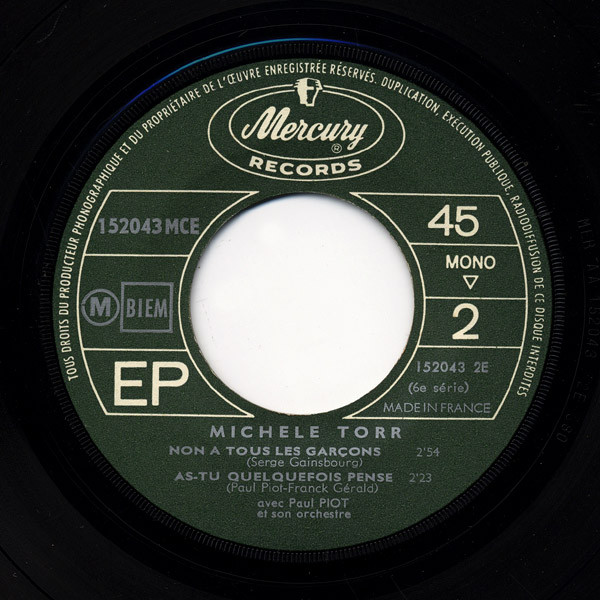 Michèle Torr - La Grande Chanson | Mercury (152 043 MCE) - 4