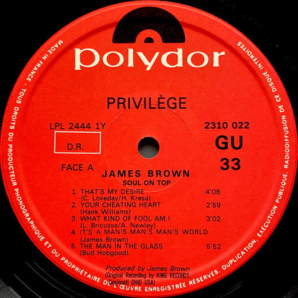 James Brown - Soul On Top | Polydor (2310 022) - 4