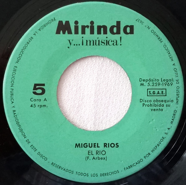 Miguel Ríos - El Rio / Vuelvo A Granada | Mirinda Y...¡Musica! (5) - 3