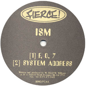 Ism - E, 0, X | Fierce! (DBM2592)