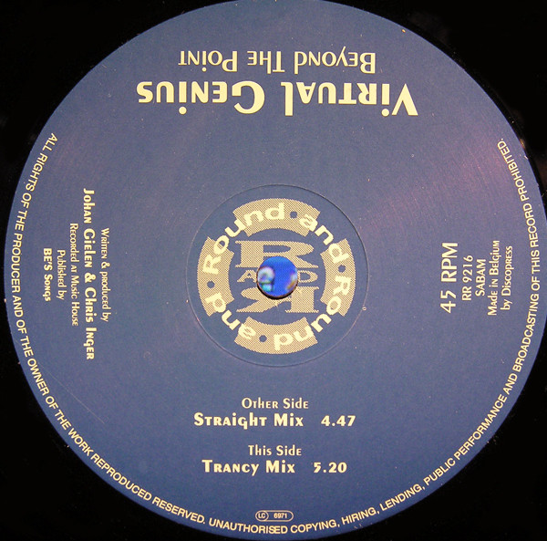 Virtual Genius - Beyond The Point | Round And Round (RR 9216) - main