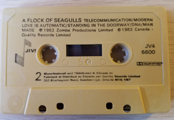 A Flock Of Seagulls - A Flock Of Seagulls [Cassette] | Jive (JV4 6600) - 4