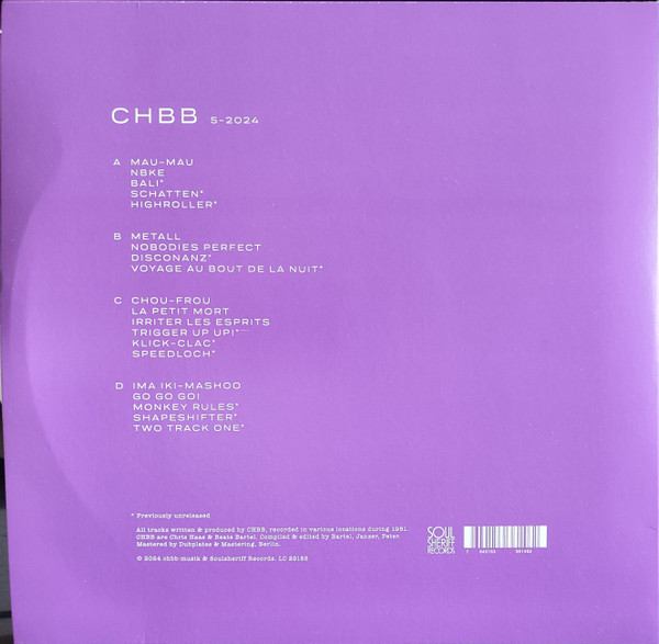 CHBB - CHBB | Soulsheriff Records (SSLP07) - 2
