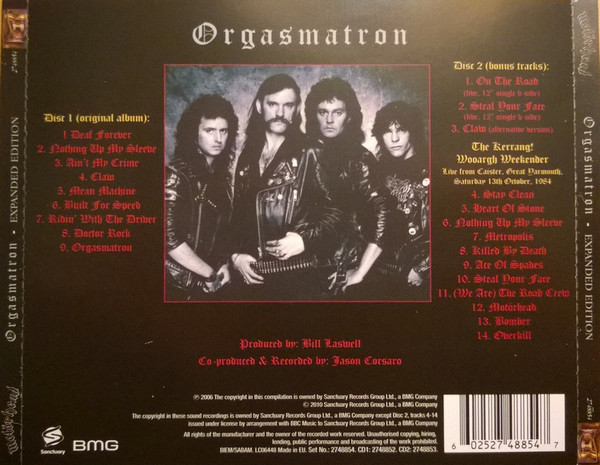 Motörhead - Orgasmatron | Sanctuary (2748854) - 2 Motörhead - Orgasmatron | Sanctuary (2748854) - 2