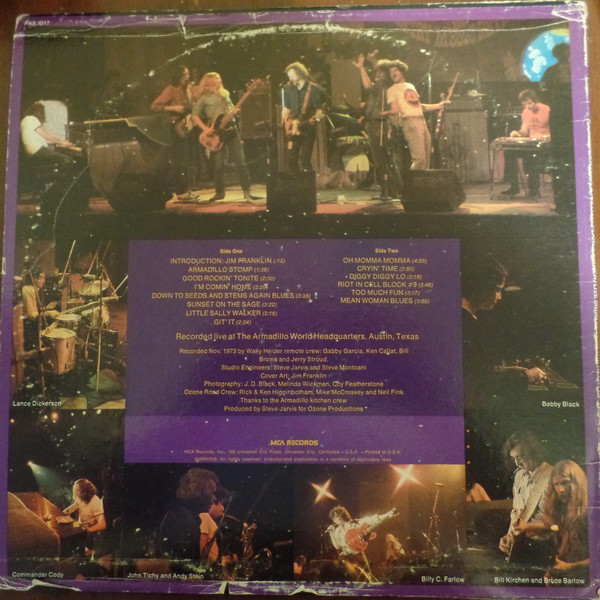 Commander Cody And His Lost Planet Airmen - Live From Deep In The Heart Of Texas | Paramount Records (PAS 1017) - 2 Commander Cody And His Lost Planet Airmen - Live From Deep In The Heart Of Texas | Paramount Records (PAS 1017) - 2