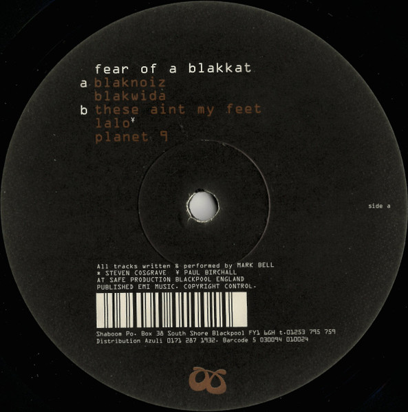 Blakkat - Fear Of A Blakkat | Shaboom Records (SHABLP 002)