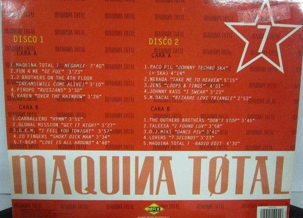 Various - Maquina Total 7 | Max Music (NM 955 LPTV) - 4 Various - Maquina Total 7 | Max Music (NM 955 LPTV) - 4