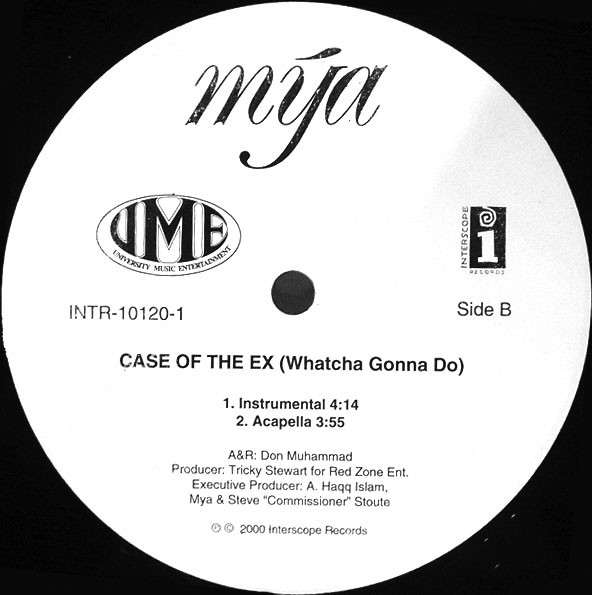 Mya - Case Of The Ex (Whatcha Gonna Do) | University Music Entertainment (INTR-10120-1) - main Mya - Case Of The Ex (Whatcha Gonna Do) | University Music Entertainment (INTR-10120-1) - main