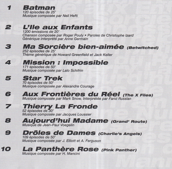 Various - Les Plus Grands Thèmes De La Télé | Club Dial (PL 970634) - 4