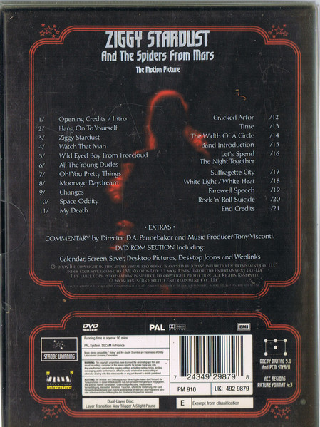 David Bowie - Ziggy Stardust And The Spiders From Mars (The Motion Picture) | EMI (7243 4 92987 9 8) - 2 David Bowie - Ziggy Stardust And The Spiders From Mars (The Motion Picture) | EMI (7243 4 92987 9 8) - 2