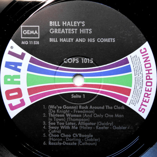 Bill Haley And His Comets - Bill Haley's Greatest Hits! | Coral (COPS 1015) - 3