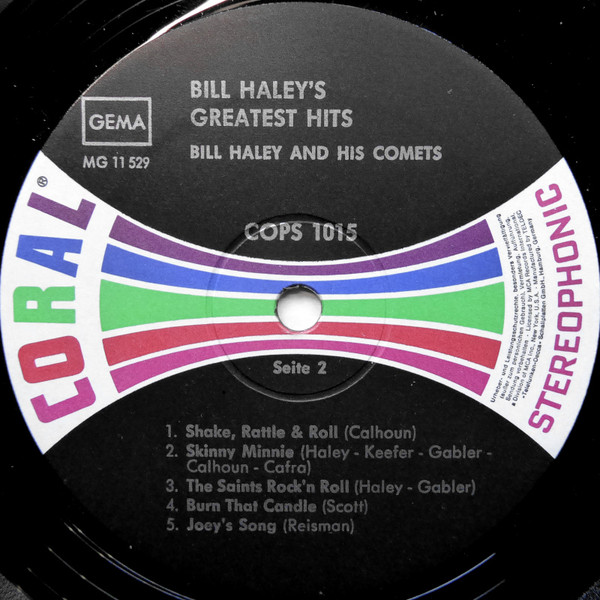 Bill Haley And His Comets - Bill Haley's Greatest Hits! | Coral (COPS 1015) - 4