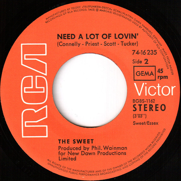 The Sweet - Block Buster | RCA Victor (74-16 235) - 4