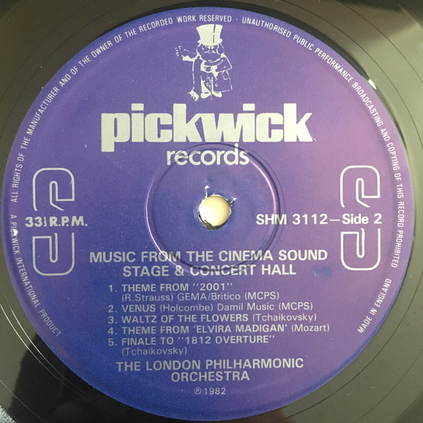 London Philharmonic Orchestra - Chariots Of Fire (And Other Award Winning Scores From The Cinema Sound Stages And Concert Halls) | Pickwick Records (SHM 3112) - 4 London Philharmonic Orchestra - Chariots Of Fire (And Other Award Winning Scores From The Cinema Sound Stages And Concert Halls) | Pickwick Records (SHM 3112) - 4