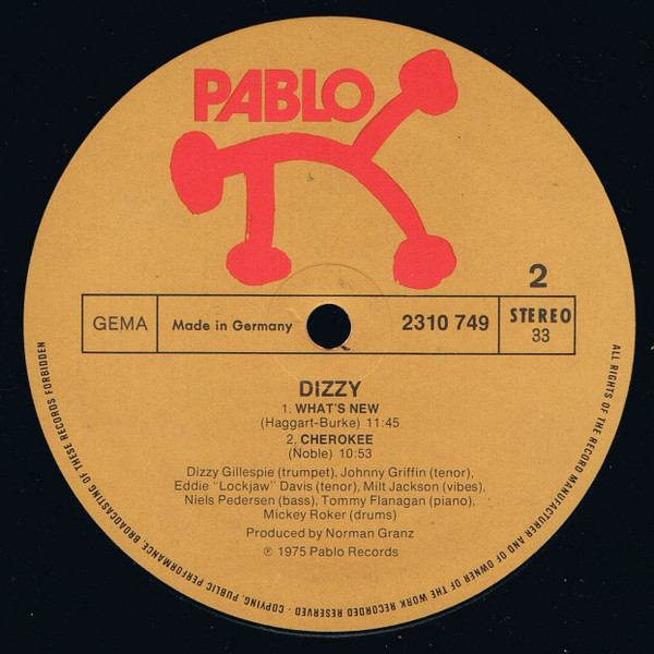 Dizzy Gillespie - The Dizzy Gillespie Big 7 At The Montreux Jazz Festival 1975 | Pablo Records (2310 749) - 3 Dizzy Gillespie - The Dizzy Gillespie Big 7 At The Montreux Jazz Festival 1975 | Pablo Records (2310 749) - 3