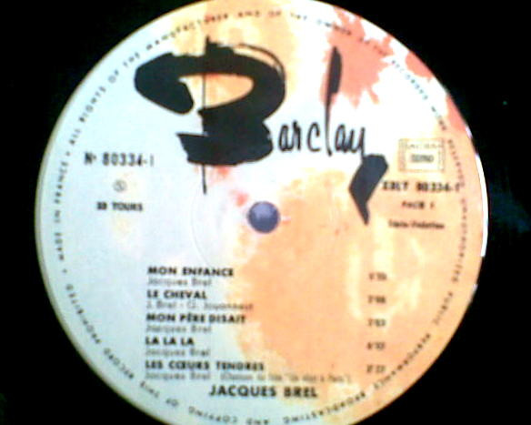 Jacques Brel - 67 | Barclay (80 334 S) - 3