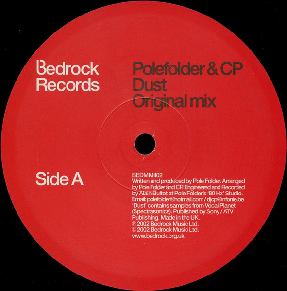 Pole Folder & CP - Dust | Bedrock Records (BEDMMII02) - 3
