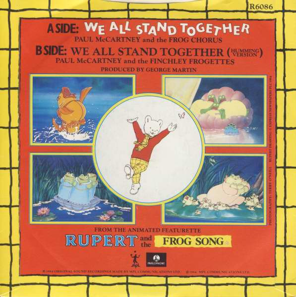 Paul McCartney And The Frog Chorus - We All Stand Together | Parlophone (R 6086) - 2 Paul McCartney And The Frog Chorus - We All Stand Together | Parlophone (R 6086) - 2