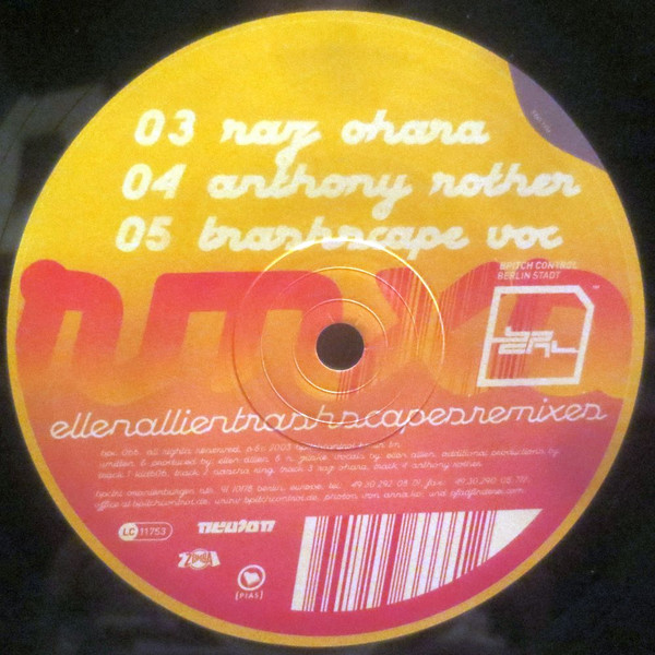 Ellen Allien - Trashscapes (Rmxs) | BPitch Control (bpc 066) - 3 Ellen Allien - Trashscapes (Rmxs) | BPitch Control (bpc 066) - 3