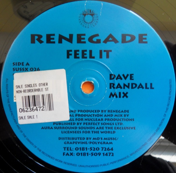 Renegade - Feel It | Aura Surround Sounds (SUSSX 026) - 2