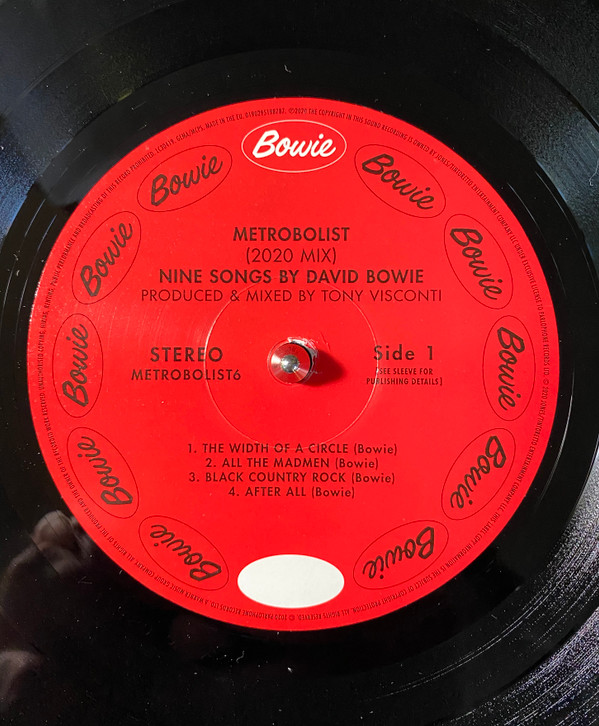 David Bowie - Metrobolist (Nine Songs By David Bowie) | Parlophone (METROBOLIST 6) - 4